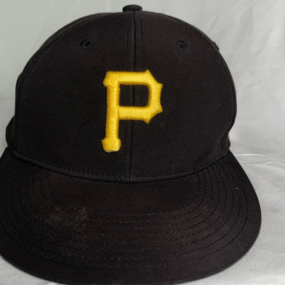 Pittsburgh Pirates MLB Baseball Hat OC Sports Black Yellow Adjustable Cap